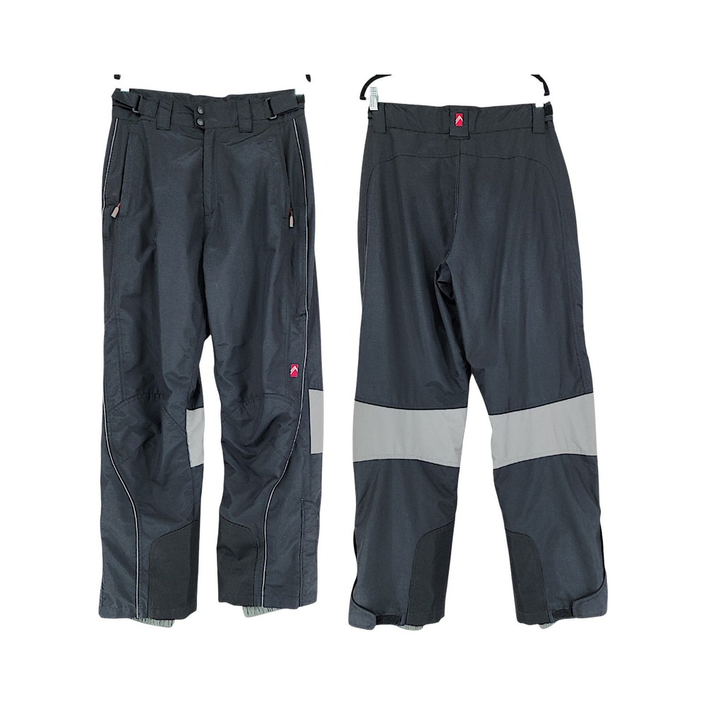 Alpine Design Snow Pants M Mens Black Reflective Insulated Ski Snowboard Utility